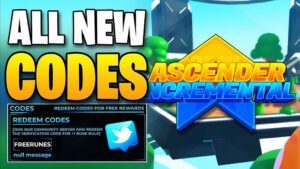 Unlock the latest Ascender Incremental codes (February 2025) for free rewards, XP boosts, and in-game bonuses. Redeem now and level up faster!