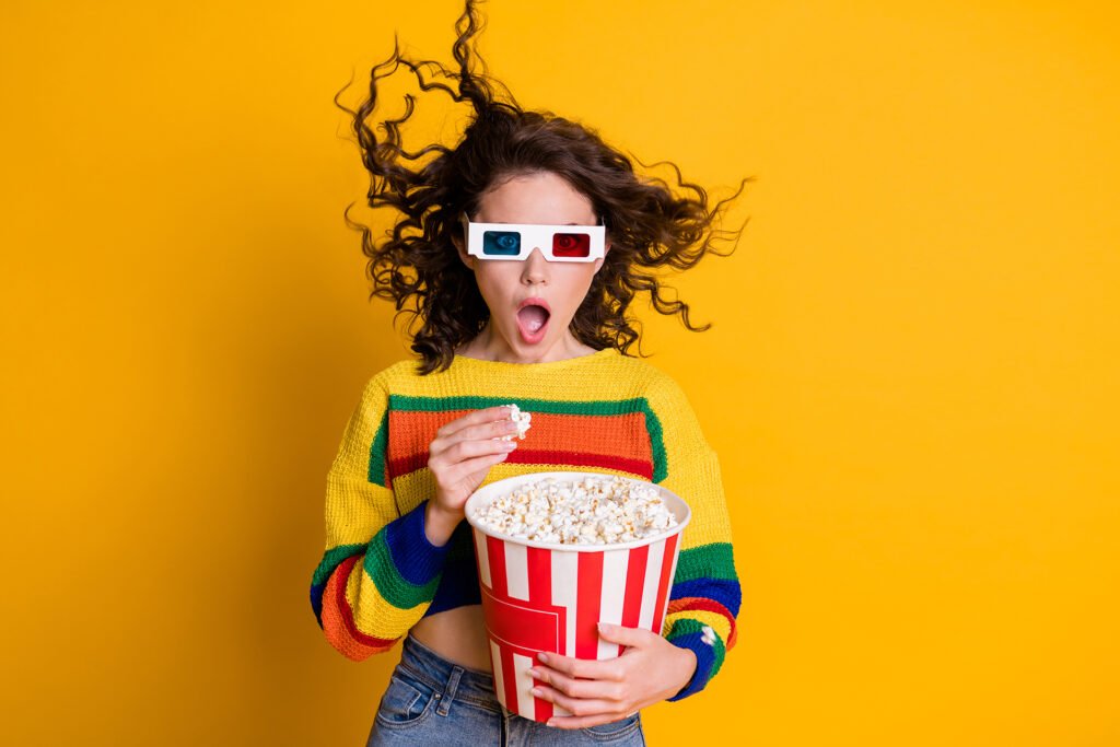 Air-Popped Popcorn -Healthy Snacks for Movie Nights
